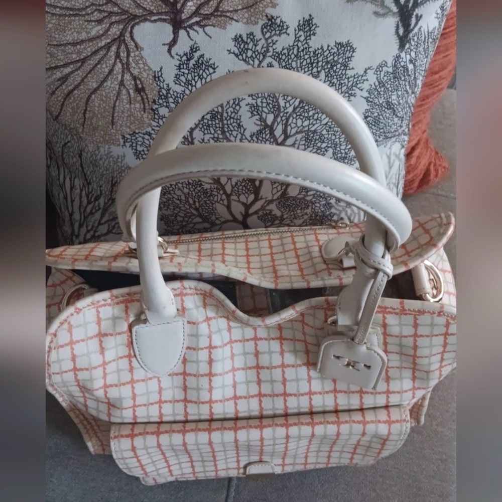 ***price drop***EUC Tory Burch Large Priscilla Bag in Tweed- Retired - Picture 2 of 9